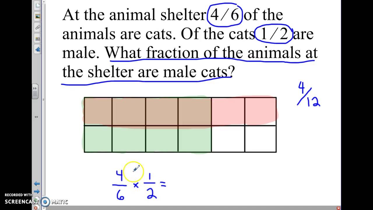 Multiplication Fraction Word Problems Worksheet Proworksheet