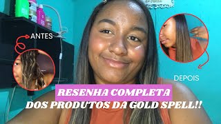 RESENHA COMPLETA DOS PRODUTOS E A FIOTERAPIA DA GOLD SPELL!! - Waleska Batista Beauty