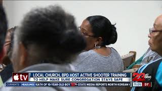 Local Church, BPD join forces for active shooter training
