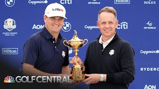Captains Zach Johnson, Luke Donald bring optimism, nerves to Ryder Cup | Golf Central | Golf Channel