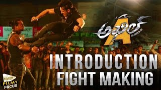 Akhil Movie Introduction Fight Making Video || Akhil Akkineni, Sayyeshaa Saigal, VV Vinayak
