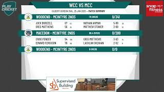 Woodend - McIntyre 2nds v Macedon - McIntyre 2nds