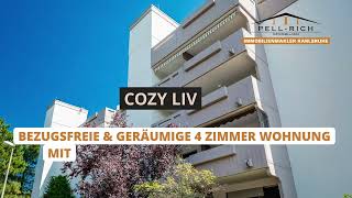 COZY LIVING: Bezugsfreie \u0026 geräumige 4 Zimmer Wohnung mit Loggia und TG-Stellplatz im 1.OG