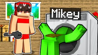 WHAT IS THIS? CASH KEEPING MIKEY IN THE WASHING MACHINE IN MINECRAFT? WILL WE SAVE THE MIKEY?