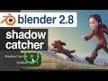 Blender 2.8 Transparent Shadow [Blender Shadow Catcher in Cycles]