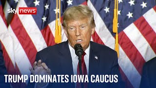 United States: Donald Trump easily wins Iowa caucus