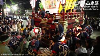 岩瀬曳山車祭2016諏訪神社参拝Iwase Hikiyama Festival