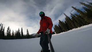 Marmot Basin Jasper, Alberta - Snowboarding on Jan 27/25