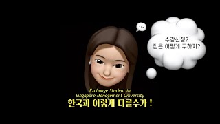 🇸🇬싱가포르 교환학생 V-Log #2 [한국과 이렇게다를수가 ! | 수강신청은 어떻게 하고 집은 어떻게 구하지? 이 영상부터 시작해봐 !]