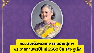 กรมสมเด็จพระเทพรัตนราชสุดาฯ  พระราชทาน พรปีใหม่ 2568 ปีมะเส็ง งูเล็ก