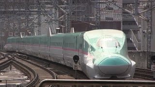 E5系はやぶさ 仙台駅到着