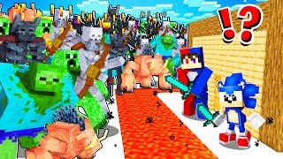¡10,000 Mutantes Vs La Casa Más Segura De Minecraft! 🏠😨