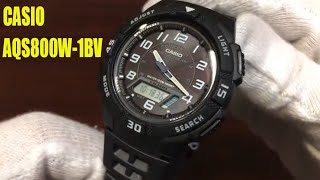 Unboxing Casio Tough Solar Black Band Watch AQS800W-1BV