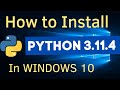 how to install python on windows 10 | how to install python in windows 10 | Python Tutorial