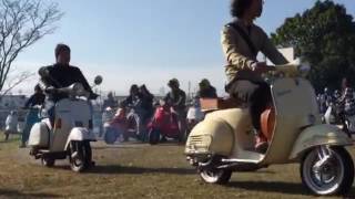 Vespa イタリアンスクーター パレードラン　浜名湖スワップミート