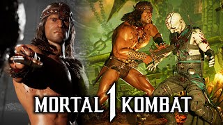 MORTAL KOMBAT 1 - FULL CONAN THE BARBARIAN Gameplay Breakdown!!