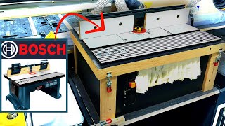 UPGRADING my Bosch Router Table | Improving Dust Collection \u0026 Accessibility