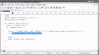 184 POSTing Data Part 5 PHP Tutorials