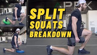 Split Squat vs Bulgarian Split Squat vs Front Foot Elevated Split Squat