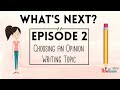 opinion writing for kids episode 1 what is it