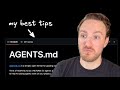 Improve your AI code output with AGENTS.md (+ my best tips)