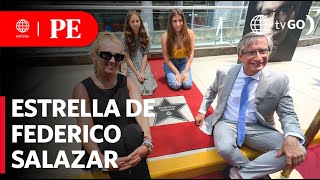 Develación de la estrella de Federico Salazar | Primera Edición | Noticias Perú