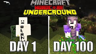 I Survived 100 Days In A Cave In Minecraft Hardcore Mode And Here’s What Happened...