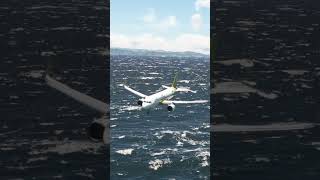 Very Amazing when landing!! Airbus A320 At Nagasaki Airport #shortvideo #aviation