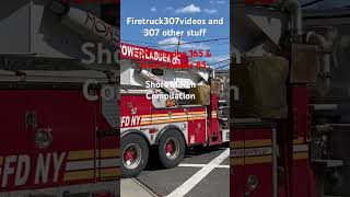 FDNY Engine 165 \u0026 Tower Ladder 85 short March Compilation of 2024