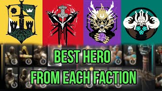 Best Hero From Each Faction in For Honor