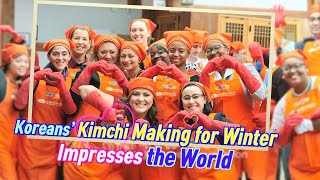 [WeLoveU] Chairwoman Zahng Gil-jah Volunteers to Make Kimchi, Her love impresses the world