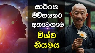 සාර්ථක වෙන්න විශ්ව නියමය පිළිපදින්න - Sinhala Motivational Video | Positive Thinking | Life Lessons