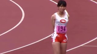 岩田優奈　松本奈菜子/ 2016関東インカレ陸上　女子 400m決勝