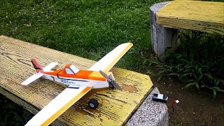 デコパネ機　自作ラジコン 飛行機　Home made Foam board RC Plane Crop Duster