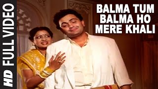 Balma Tum Balma Ho Mere Khali - Full Song - Nagina | Kavita Krishnamurthy | Rishi Kapoor, Sridevi