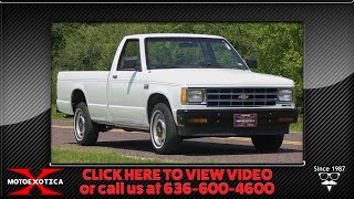 1987 Chevrolet S-10 Longbed Pickup -- SOLD