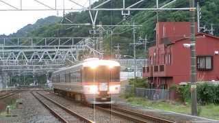 373系特急（ワイドビュー）ふじかわ9号　富士川駅通過