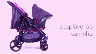 Transforme as Saídas com Seu Bebê com o Cosco Travel System Nexus Rosa!