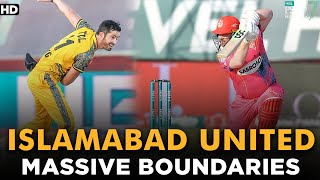 Islamabad United Massive Boundaries | Peshawar Zalmi vs Islamabad United | Match 5 | HBL PSL 7 |ML2G