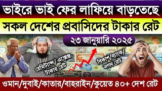 আজকের টাকার রেট আকাশ ছোঁয়া বাড়ল | ওমান দুবাই কাতার কুয়েত বাহরাইন সৌদির আজকের টাকার রেট কত