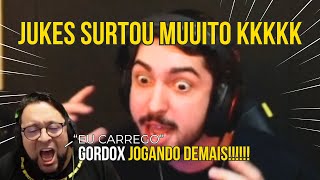 JUKES CORINGOU MUITO COM PLAY INSANA - GORDOX MELHOROU? CARREGANDO GAME! - LEAGUE OF LEGENDS