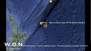 THREE LARGE EARTH QUAKES 15/09/2011