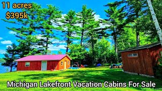 Michigan Waterfront Cabins For Sale | Land For Sale In Michigan | 11 acres | Michigan Real Estate