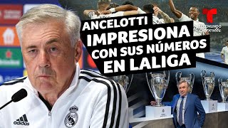 Los impresionantes números de Carlo Ancelotti y Real Madrid en LaLiga | Telemundo Deportes