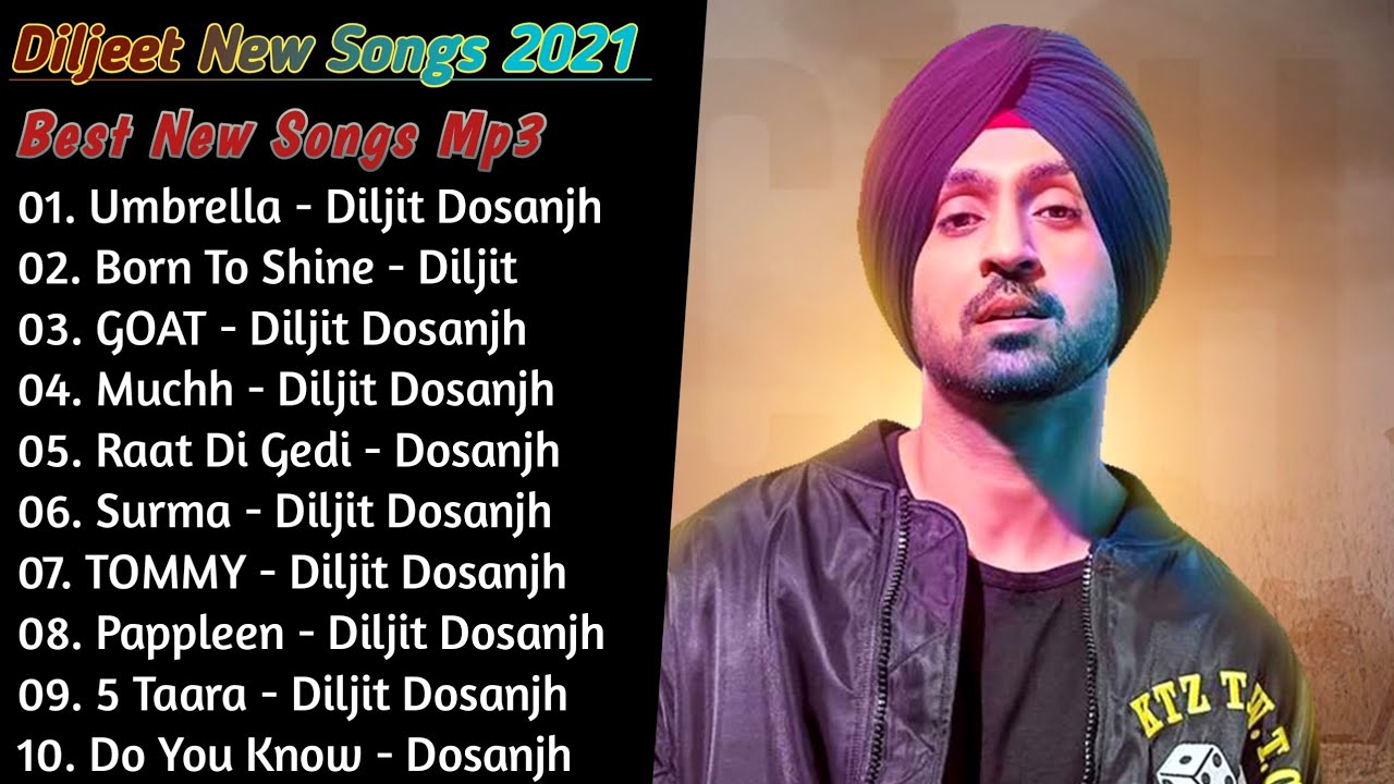 Diljit Dosanjh New Punjabi Songs || New Punjabi Jukebox 2021 | Best ...