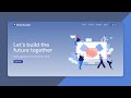 How to create simple and responsive Hero Section || HTML, CSS & JS