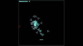 A Lunar Lander like Game with a Genetic Algorithm