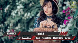 Tình Lỡ Tone Nam Nhạc Sống-  Karaoke_ Trọng Hiếu(1080P_HD)