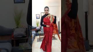 মাত্র ২ মিনিটে শাড়ি পড়ার খুব সহজ উপায় | Basic Saree Draping Tutorial | Saree Draping Like Actress