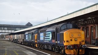 #628: [Flask] DRS Class 37409 \u0026 37606 pass Llandudno Junction (08/04/16)